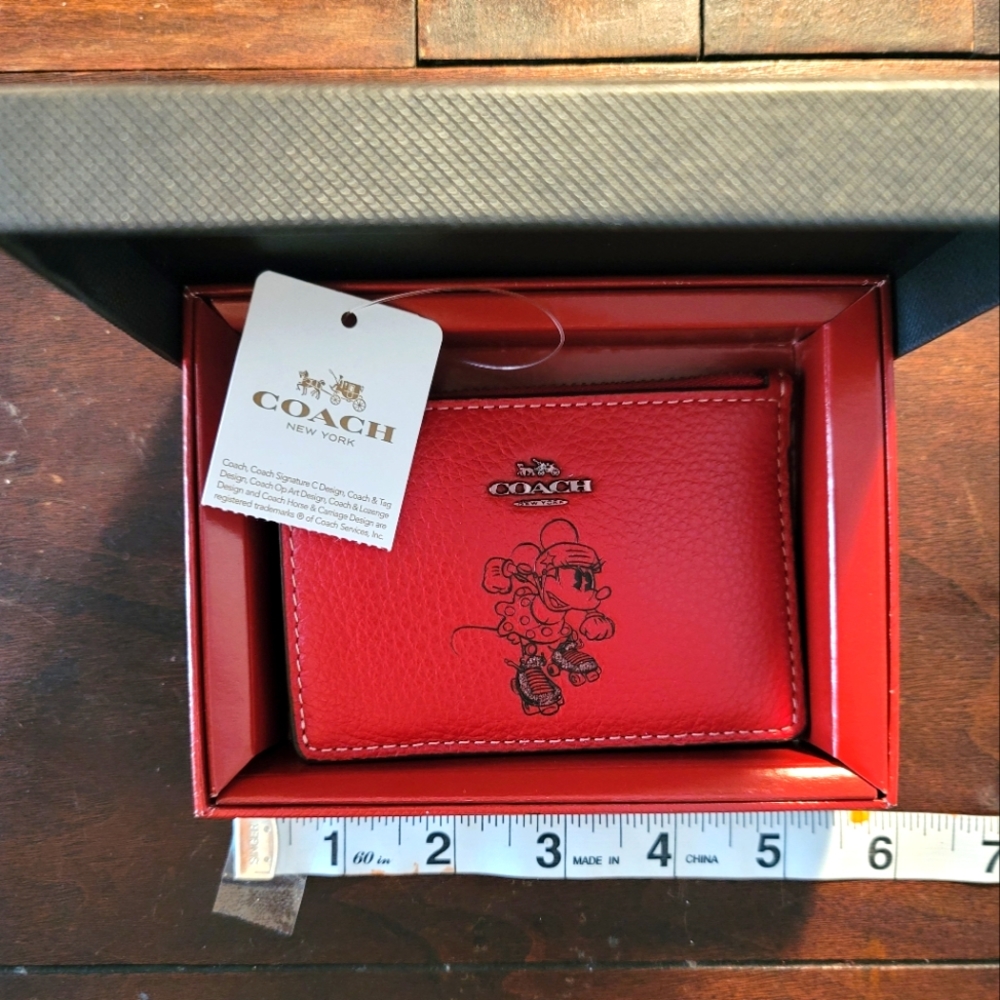 New Coach Minie Mouse wallet